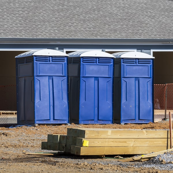 how do you dispose of waste after the porta potties have been emptied in Cupertino